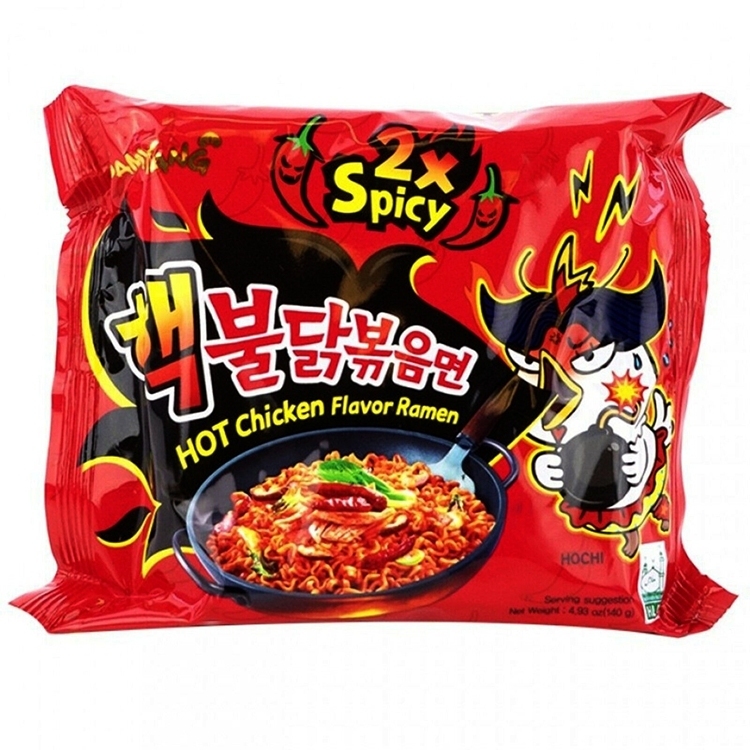 Лапша SAMYANG "Hot Chicken Flavor Ramen" со вкусом острой курицы x2 140 г